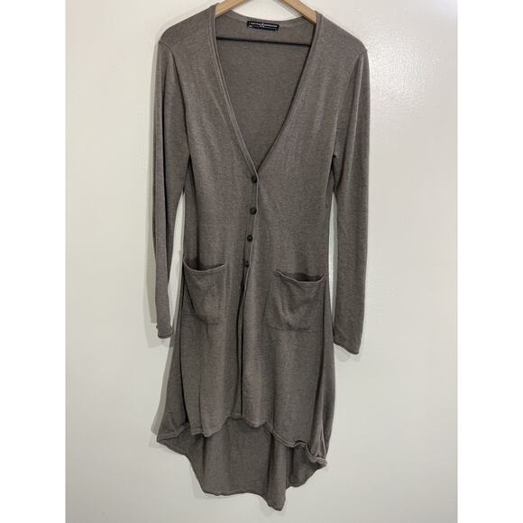 Peruvian Connection Lagenlook Boho Minimalist Quiet Luxe Coastal Duster S Lagom - Picture 1 of 15